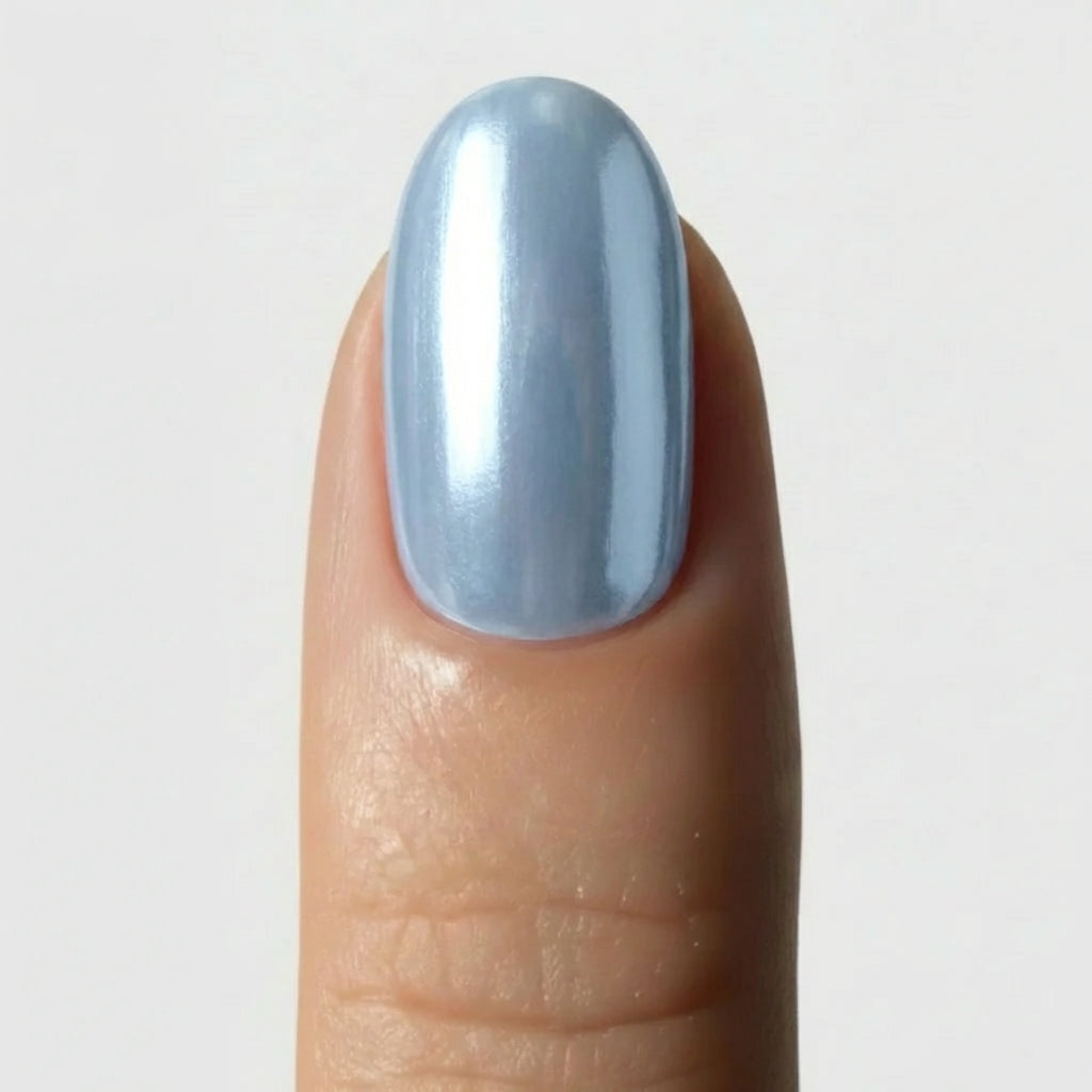 Baby Blue Chromé patch gel collection Noholita x Lili Creuk x The Care Gel