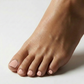 Bare rosé pedicure