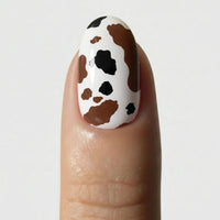 Cow patch gel motif vache nail art collection Noholita x Lili Creuk x The Care Gel