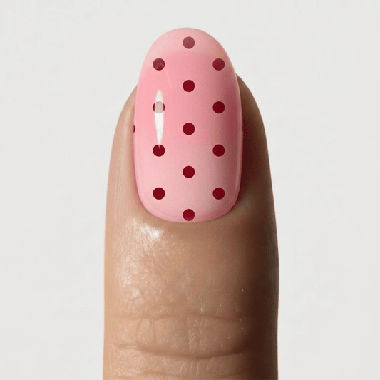 Red polka dots