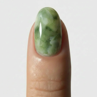 Matcha Latte patch gel vert sauge poudré collection Noholita x Lili Creuk x The Care Gel