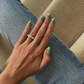 Matcha Latte patch Manucure gel vert sauge poudré collection Noholita x Lili Creuk x The Care Gel