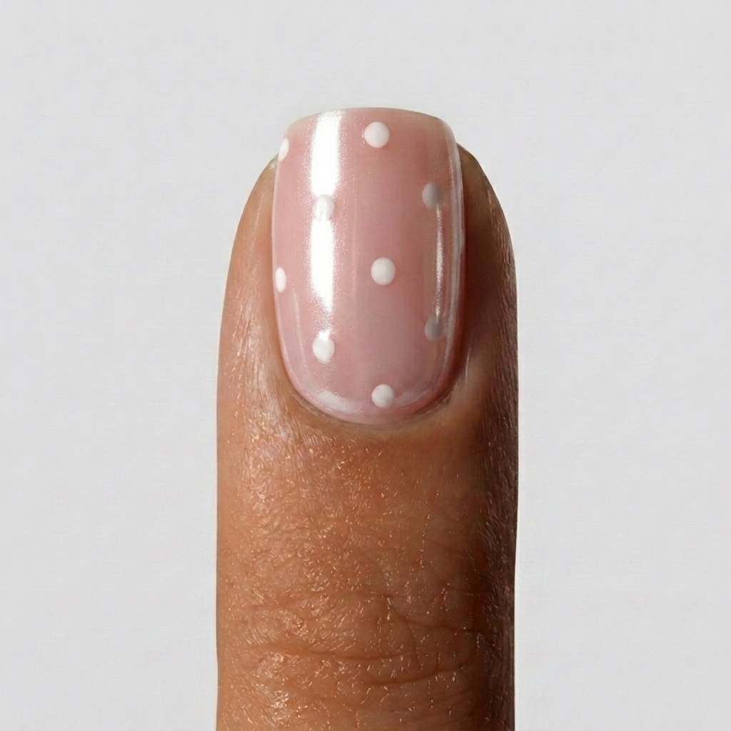White polka dot